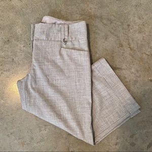 THE LIMITED gray cropped trousers